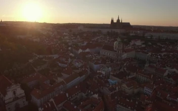 Free Video Stock sunrise over the czech republic