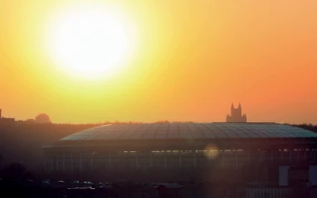 Free Video Stock sunset above a stadium