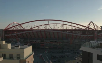 Free Video Stock sunset over a stadium