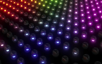 Free Video Stock surface covered with many illuminated buttons
