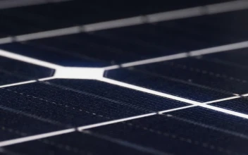 Free Video Stock surface of a solar panel