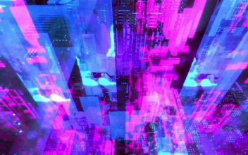 Free Video Stock symbolic digital world of artificial intelligence