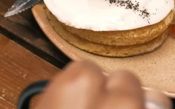 Free Video Stock table of a coffee shop a girl preparing tea