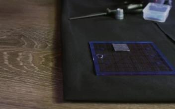 Free Video Stock tailor preparing fabric