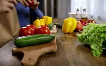 Free Video Stock taking out fresh groceries