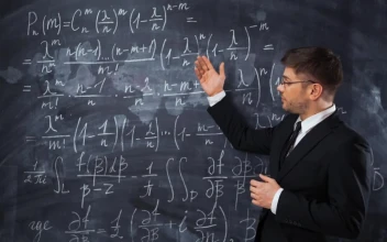Free Video Stock teacher explaining mathematical formulas