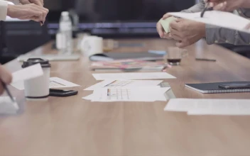 Free Video Stock team brainstorming new ideas at work