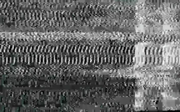 Free Video Stock television screen with static in black and white