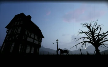 Free Video Stock terror house old film