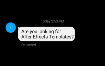 Free Video Stock text message animation