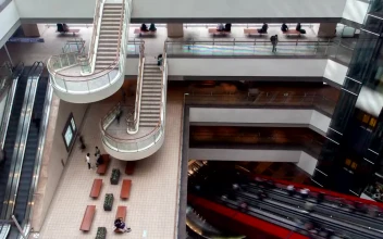 Free Video Stock the inside of a tokyo shopping center time lapse