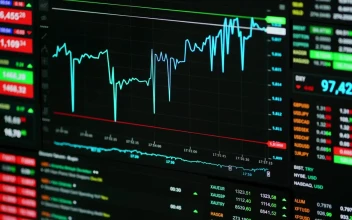 Free Video Stock the stock market trend on screen