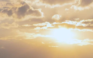 Free Video Stock the sun hiding on the horizon