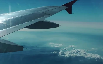 Free Video Stock the world seen from the window of an airplane
