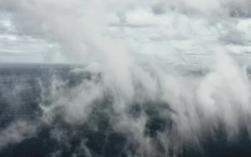 Free Video Stock thick fog over the ocean