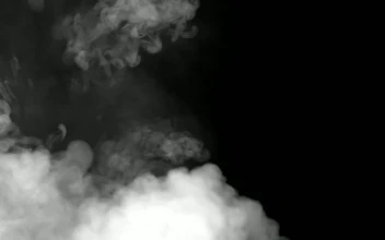 Free Video Stock thick smoke on a black background