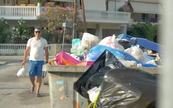 Free Video Stock throwing a bag into the trash