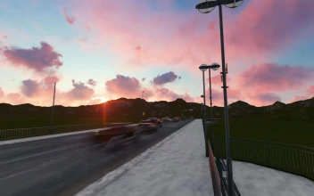 Free Video Stock time lapse of a d render city traffic