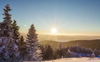 Free Video Stock time lapse of a sunset and dusk seen from the mountains