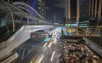 Free Video Stock time lapse of a traffic junction in the night city
