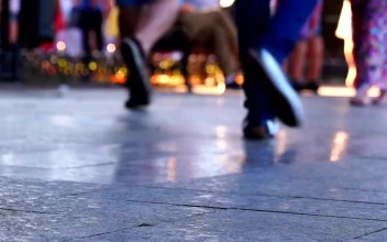 Free Video Stock time lapse of people walking on the sidewalk