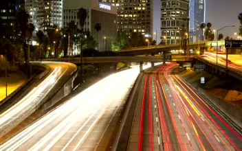 Free Video Stock time lapse of traffic at night
