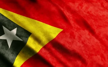 Free Video Stock timor leste flag