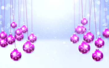 Free Video Stock title video with christmas decorations concept