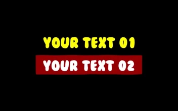 Free Video Stock title with water and air animations