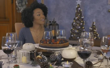 Free Video Stock toast during a christmas dinner