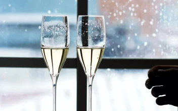 Free Video Stock toasting with champagne glasses