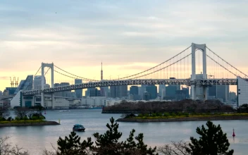 Free Video Stock tokyo bridge and river time lapse