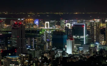 Free Video Stock tokyo skyline at night