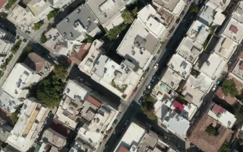 Free Video Stock top aerial shot of the city of athens