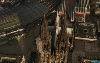 Free Video Stock top view of the architectural design of a cathedral