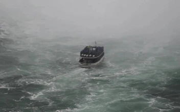 Free Video Stock tourist boat at niagara falls
