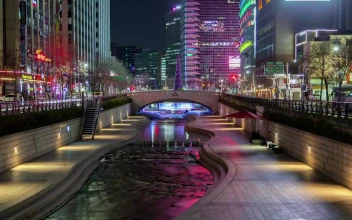 Free Video Stock tourist paht in the middle of a large metropolis  large