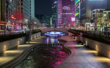 Free Video Stock tourist paht in the middle of a large metropolis