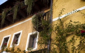 Free Video Stock traditional autrian houses façades