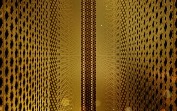 Free Stock Video Walls With Classic Golden Decorations Loop Video