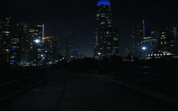 Free Stock Video Walking A Big City Walker At Night