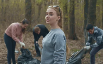 Free Stock Video Volunteers Recycling In The Forest