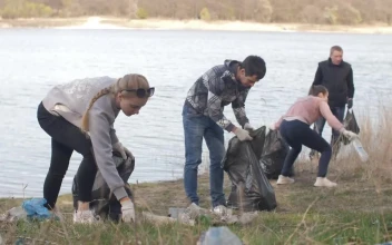 Free Stock Video Volunteers Picking Up Trash