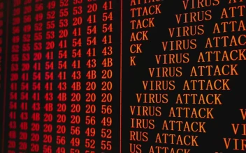 Free Stock Video Virus Attack Red Text On A Screen
