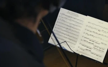 Free Stock Video Violinist Playing In A Studio Following A Score