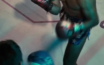 Free Stock Video View From The Top Of A Boxing Match On A