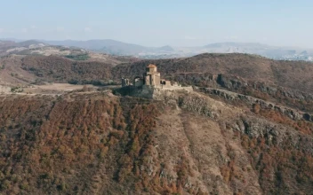 Free Stock Video Very Old Church On Top Of A Hill