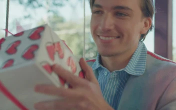 Free Stock Video Valentines Gift For A Happy Man