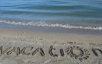 Free Stock Video Vacation Written On The Beach Near The Sea Water