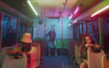 Free Stock Video Urban Trendy Models On A Bus